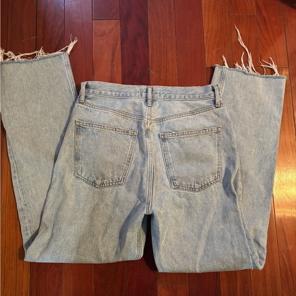 Agolde 90s Pinch Denim Jean Straight Leg Light Wash Size 28 - Picture 9 of 9